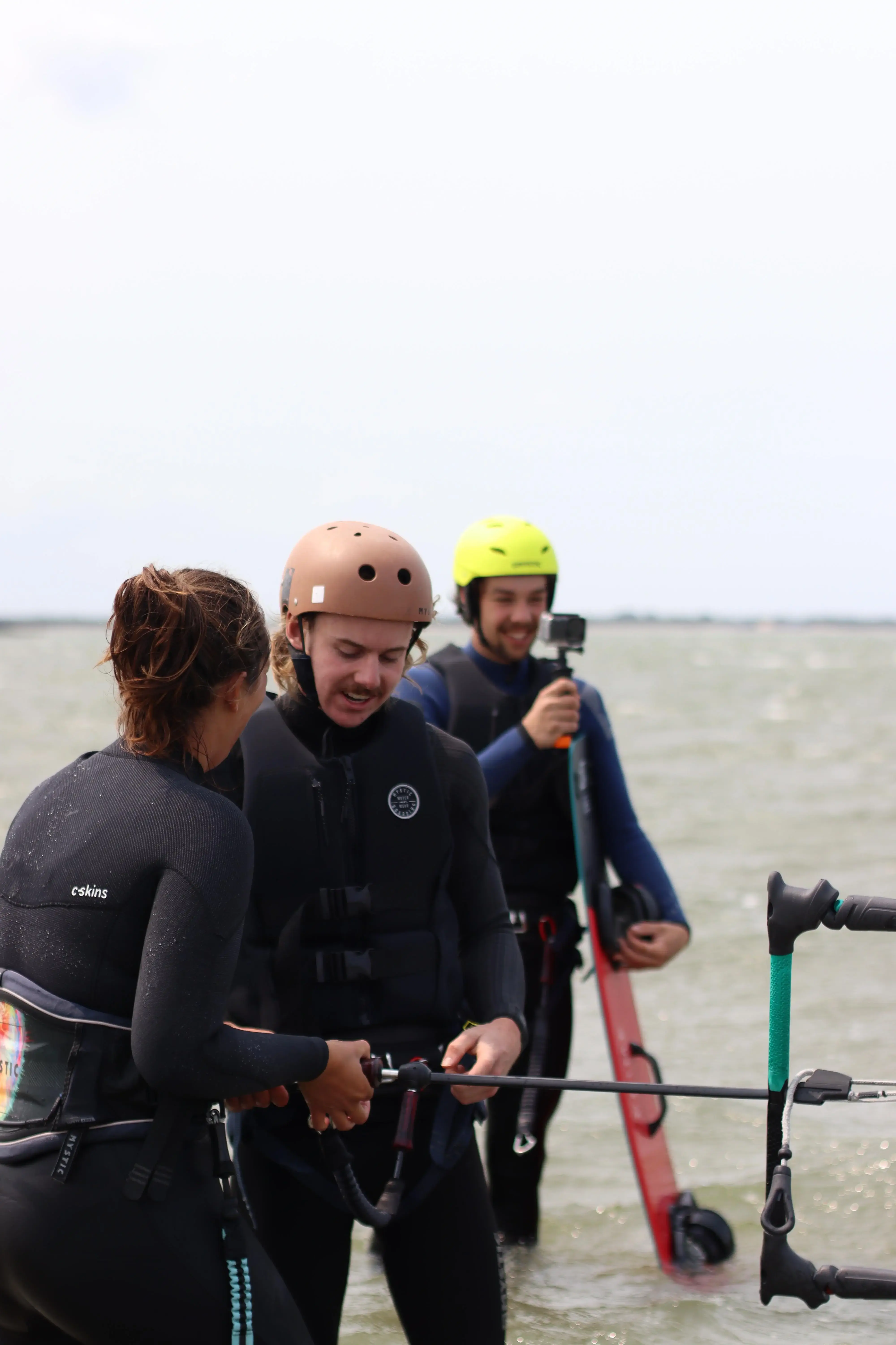 Duo kitesurf lessen op Brouwersdam — Kite Beyondthorizon